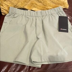 lululemon athletica Men's Sage Green Athletic Shorts